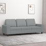 Voir la diapositive 1 : VIDAXL Canape a 3 places Gris clair 180 cm Tissu