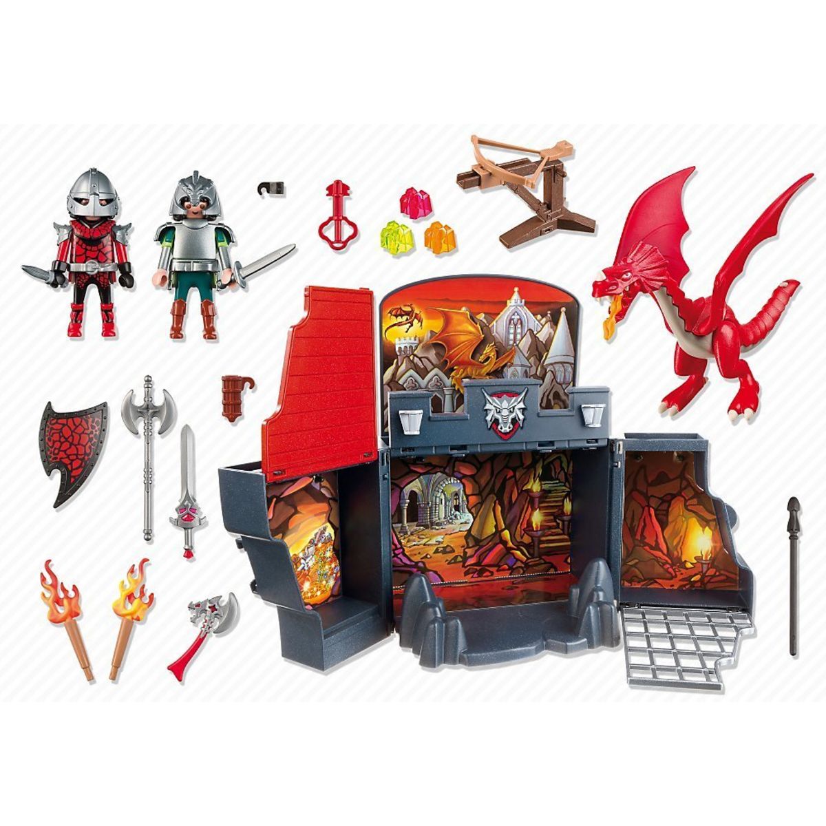 PLAYMOBIL 5420 Coffre Chevaliers dragons