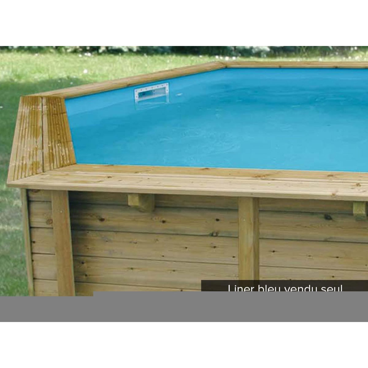 Ubbink Liner seul Bleu pour piscine bois Azura Ø 4,10 x 1,20 m - Ubbink