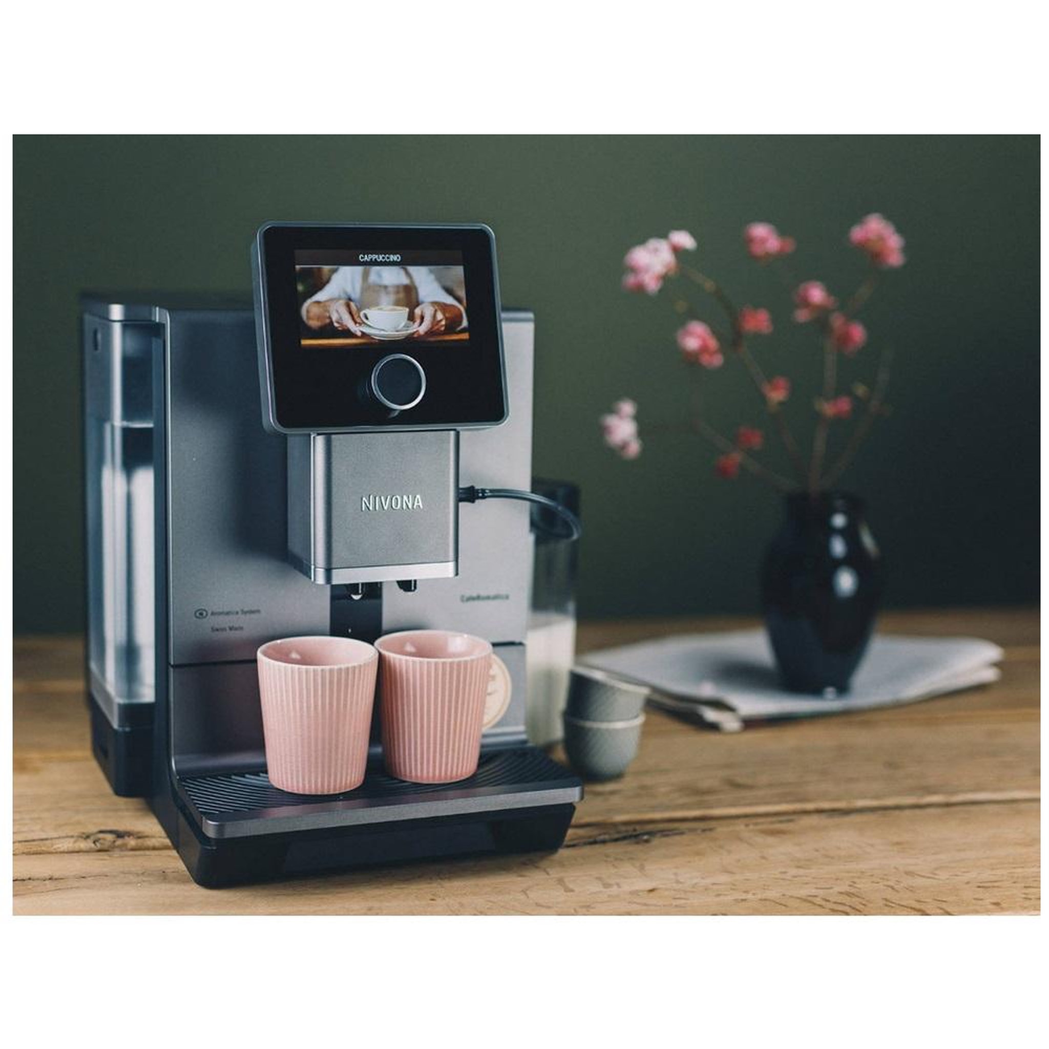 Voir la diapositive 3 : nivona Robot café 15 bars, titane - nicr970