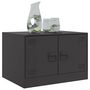 Voir la diapositive 4 : VIDAXL Table basse noir 67x50x44 cm acier
