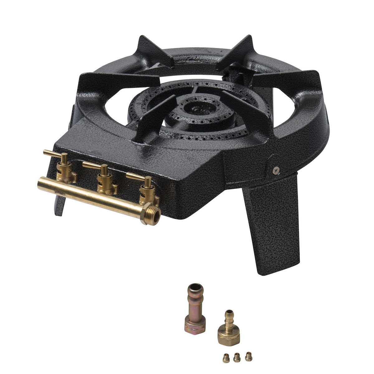  Réchaud à gaz 3 robinets en fonte WERKA PRO