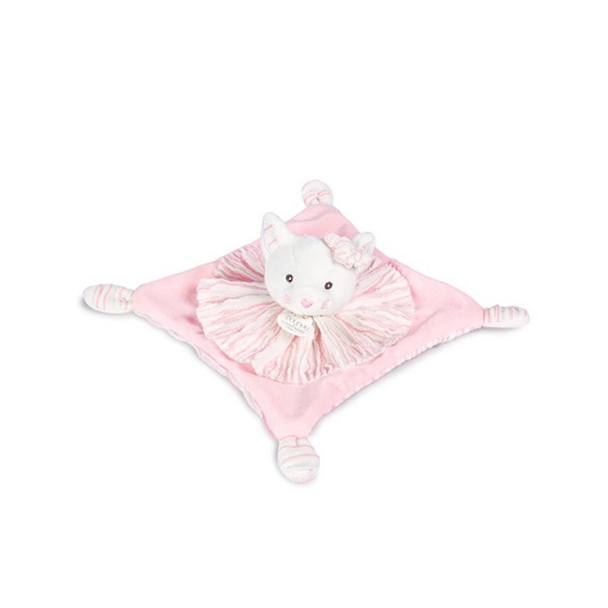 Voir la diapositive 2 : DOUDOU ET COMPAGNIE Doudou Chat plat 20cm - Les Chouchoux