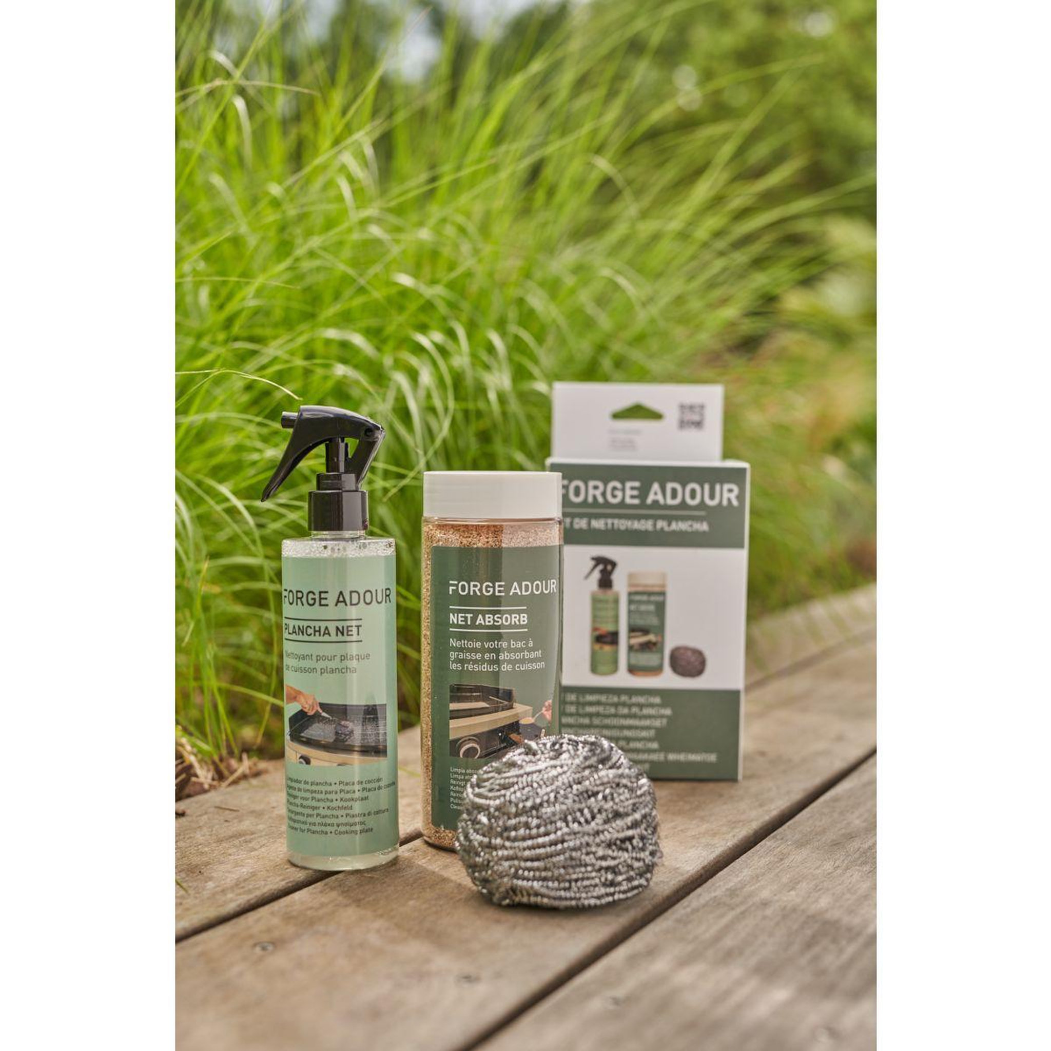 Voir la diapositive 2 : FORGE ADOUR Nettoyant plancha kit de nettoyage plancha