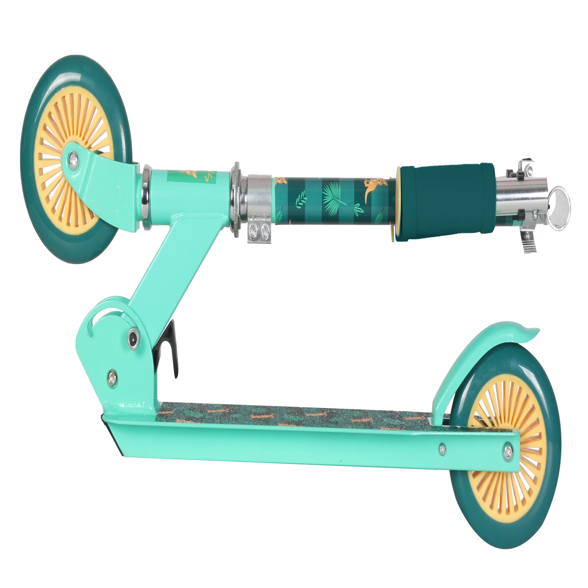 Voir la diapositive 4 : Trottinette pliable 125mm - Bleu