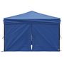Voir la diapositive 4 : VIDAXL Tente de reception pliable avec parois Bleu 3x3 m