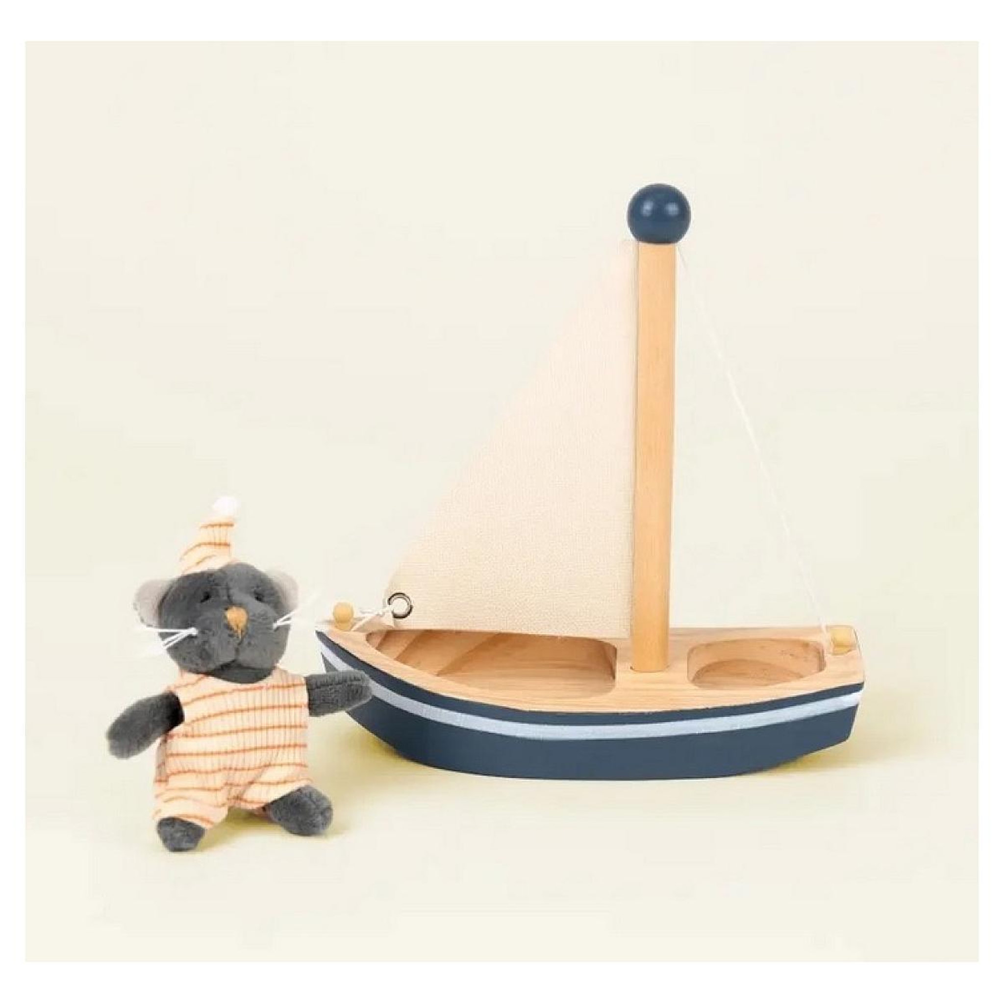 Voir la diapositive 3 : EGMONT TOYS Mini Malo le chat et son bateau