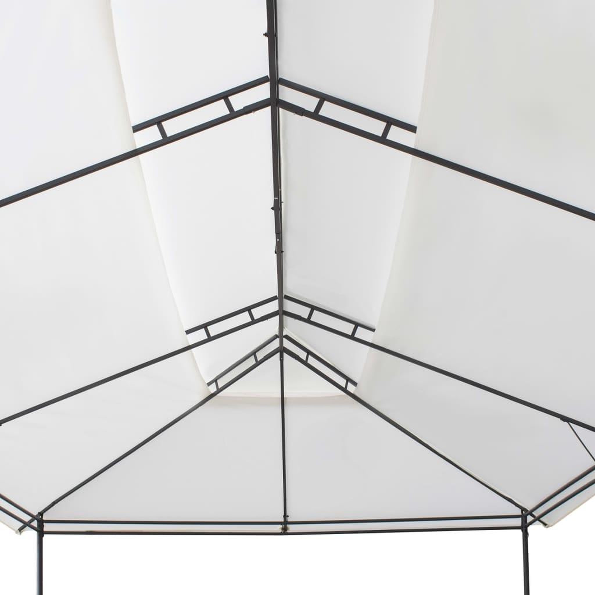 Voir la diapositive 5 : VIDAXL Belvedere 600x298x270 cm Blanc 180 g/m^2