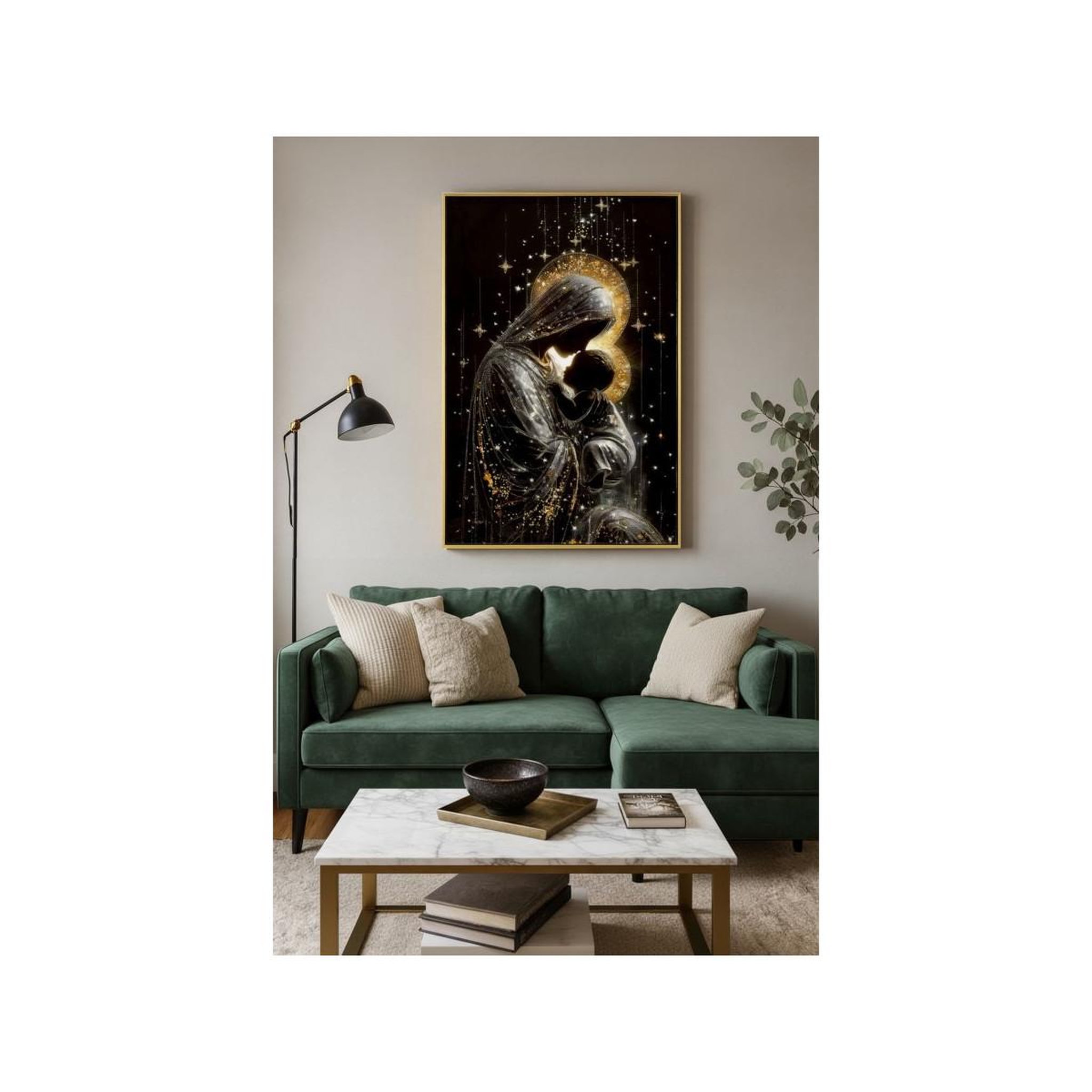 Voir la diapositive 6 : Paris Prix Tableau imprimé  maternity ii  60x90cm multicolore