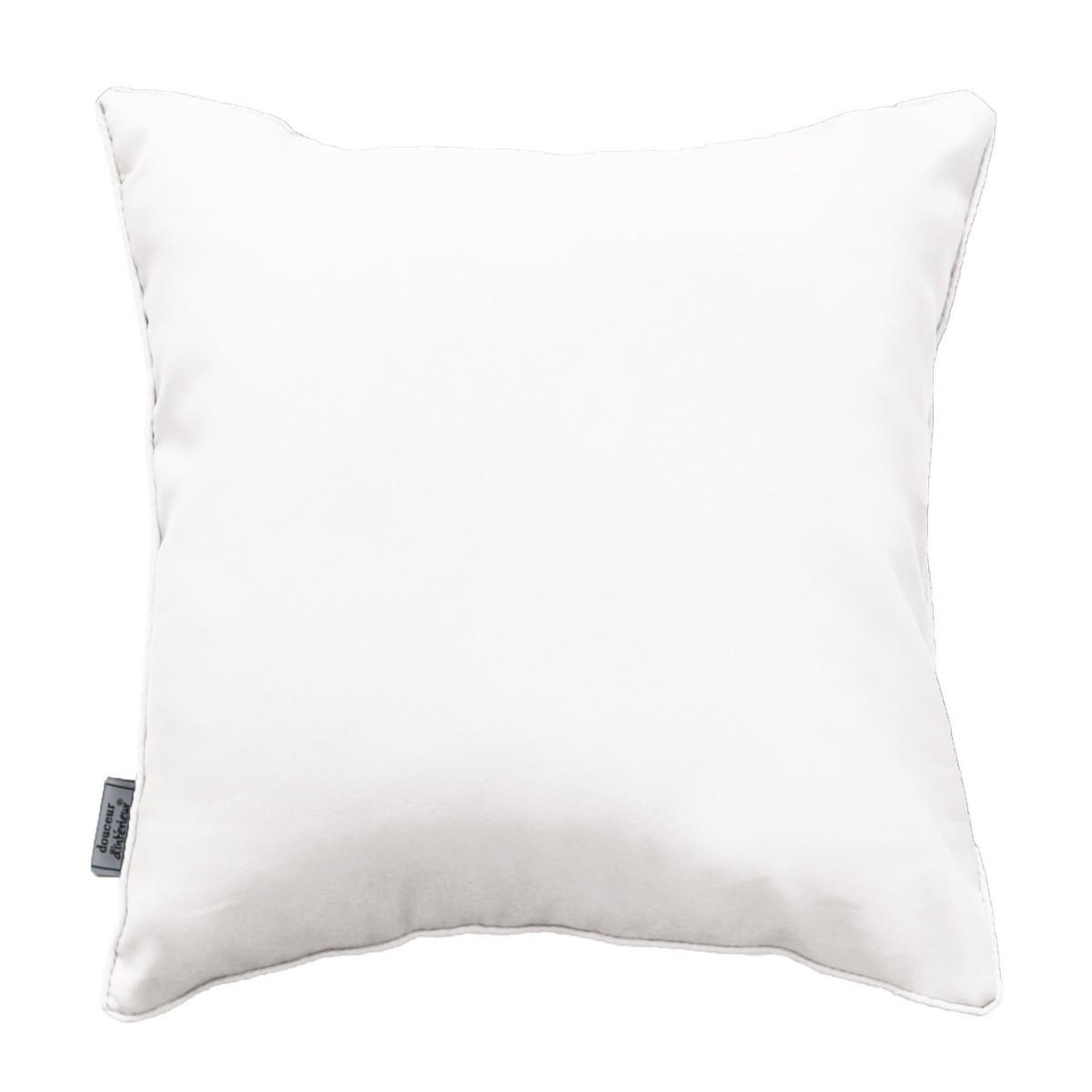 Douceur d'Intérieur Coussin déco  essentiel  60x60cm blanc
