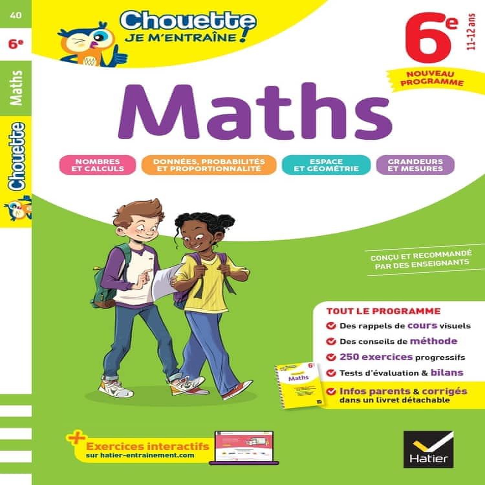 MATHS 6E. EDITION 2025, Bonnefond Gérard