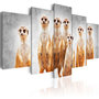 Voir la diapositive 1 : Paris Prix Tableau Imprimé  Meerkats
