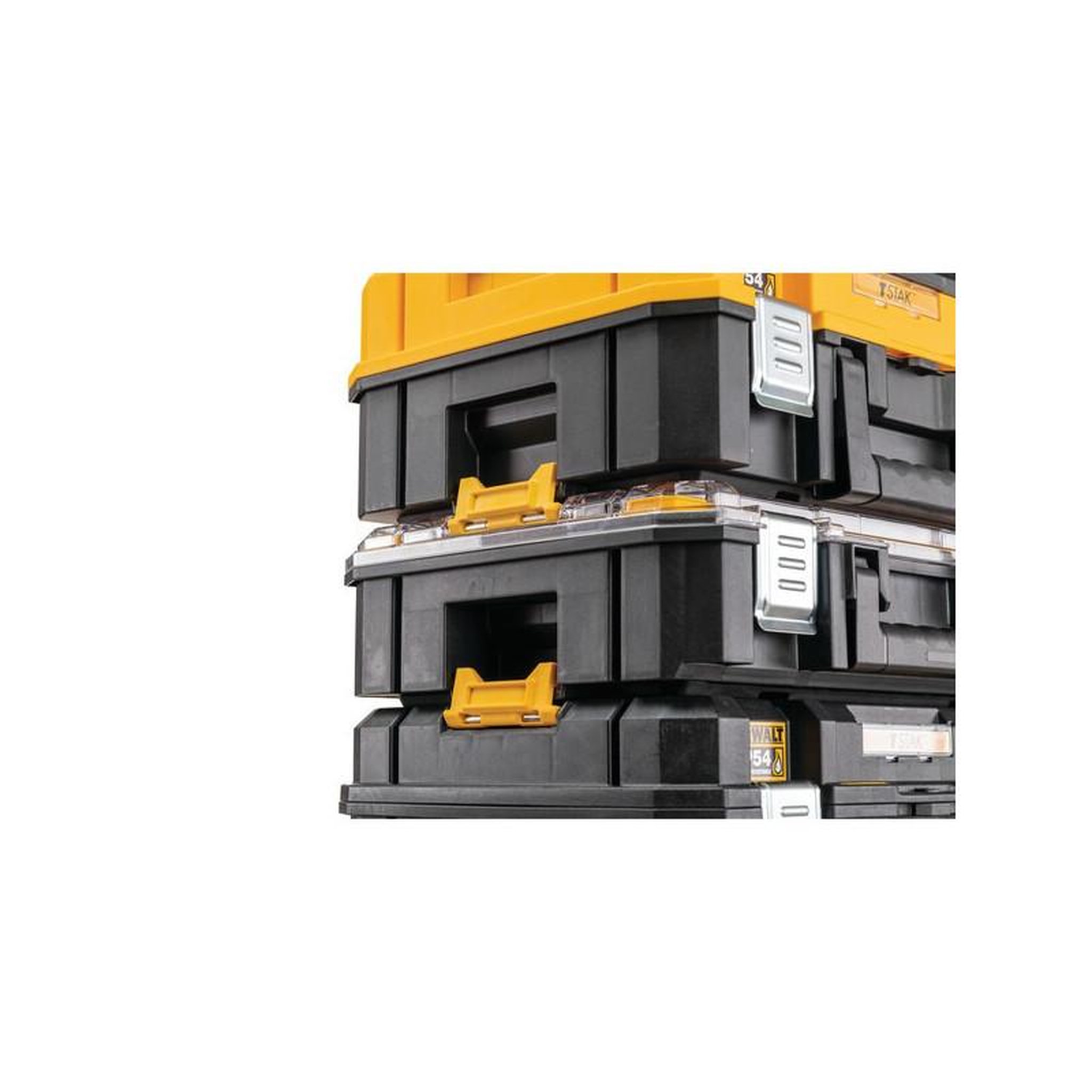 Voir la diapositive 2 : Dewalt Organiseur transparent Etanche T STAK DEWALT DWST82968 1