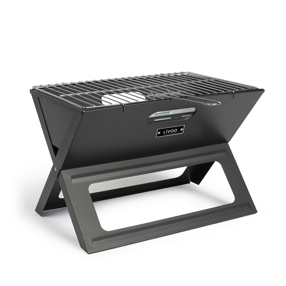 LIVOO Barbecue à charbon pliable 44.5x28.5cm - doc268 pas cher 