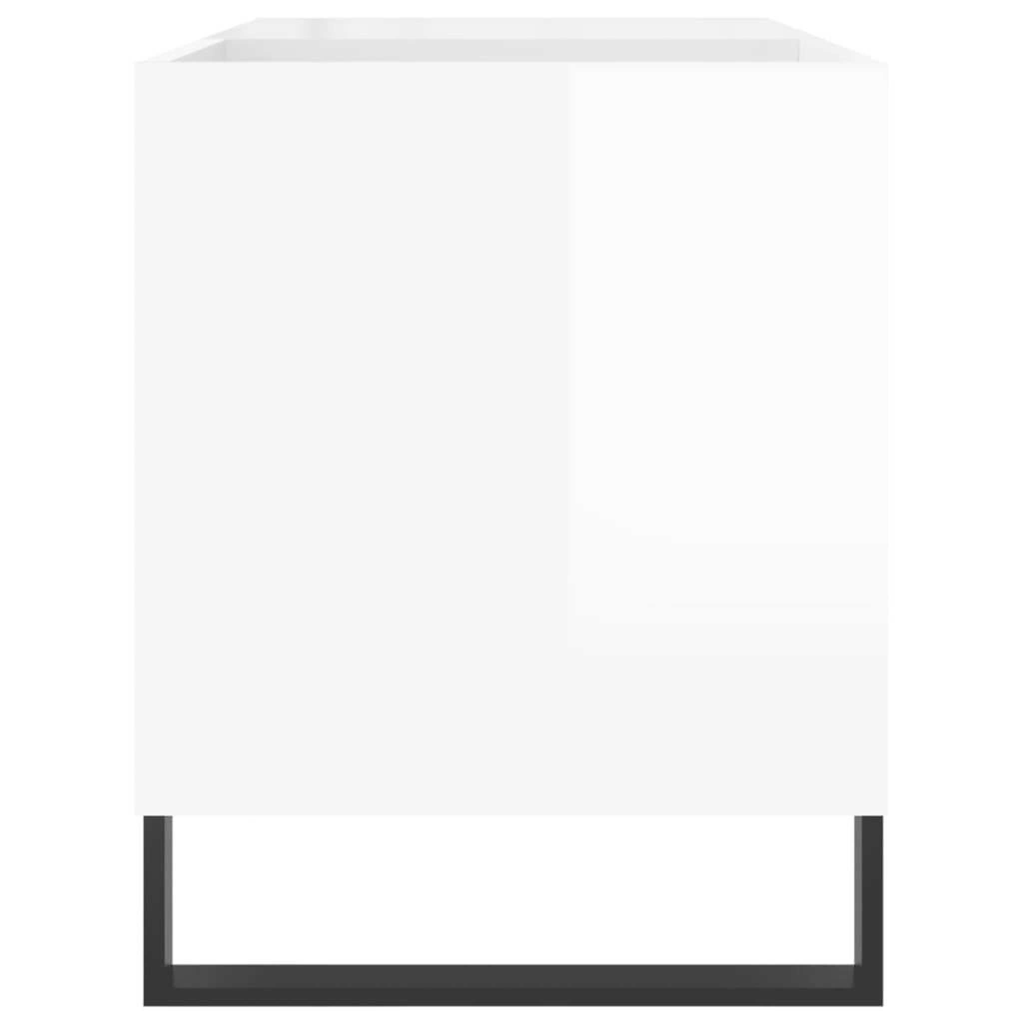 Voir la diapositive 5 : VIDAXL Armoire a disques blanc brillant 85x38x48 cm bois d'ingenierie