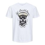 Jack & Jones T shirt  Garçon Jack & Jones Bury. Coloris disponibles : Blanc