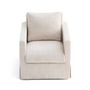 Voir la diapositive 3 : LISA DESIGN Serena - housse en velours texturé pour fauteuil
