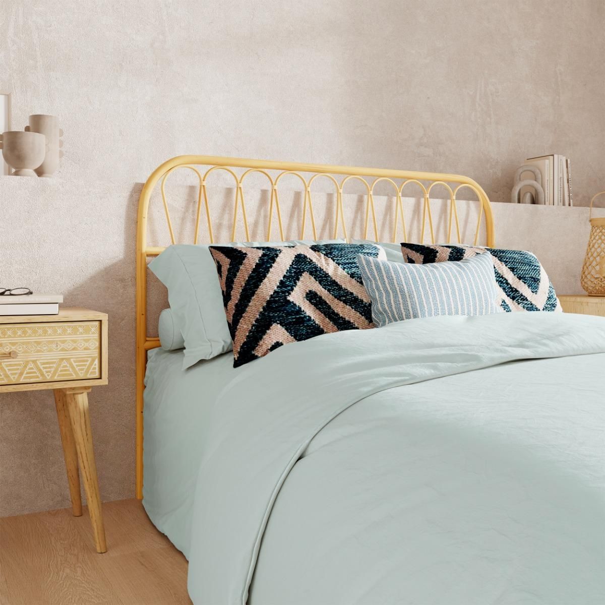 Rendez vous déco Tête de lit en rotin naturel 140 cm - Elior