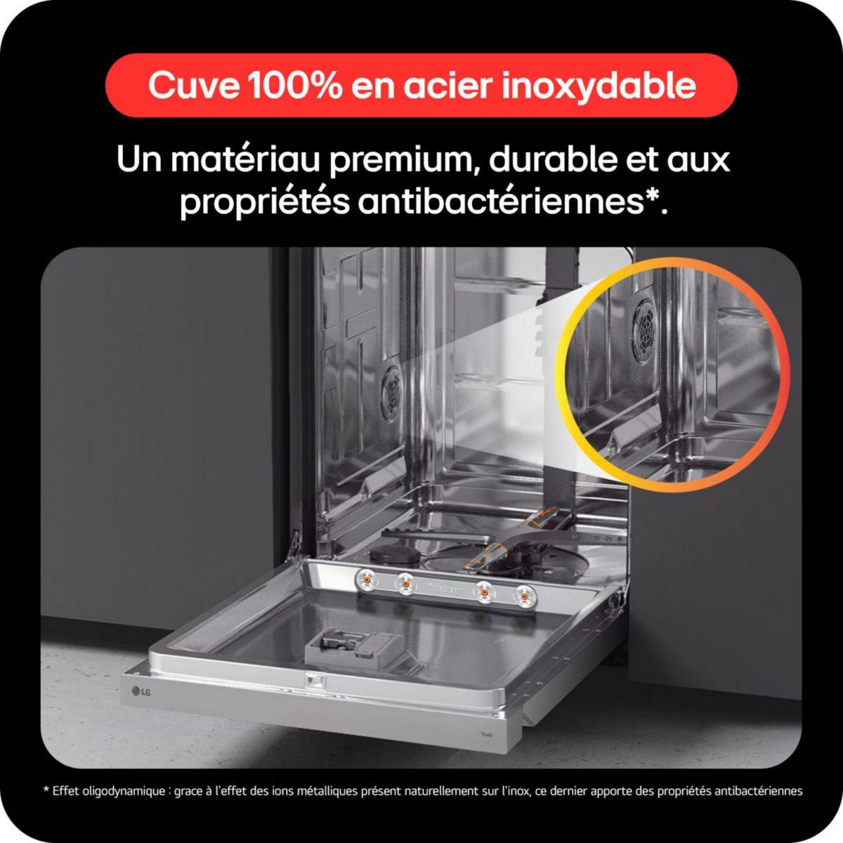 LG Lave vaisselle encastrable DB365TXS TrueSteam