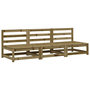 Voir la diapositive 2 : VIDAXL Canapes de jardin sans accoudoirs 3 pcs bois de pin impregne
