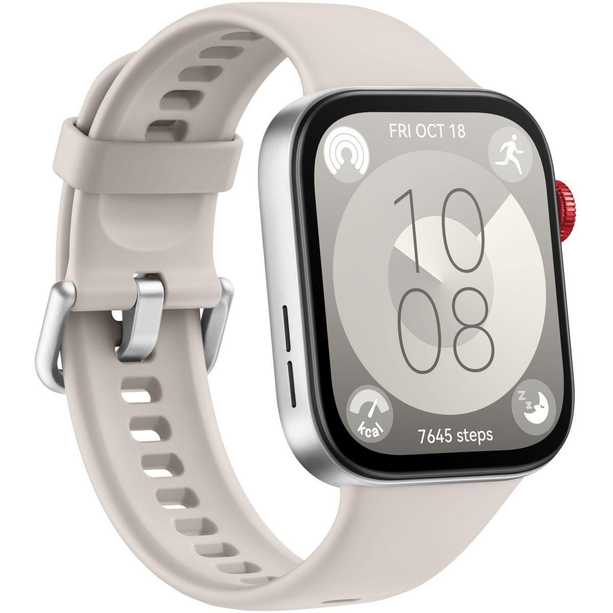 HUAWEI Montre connectée Watch Fit 3 Blanc