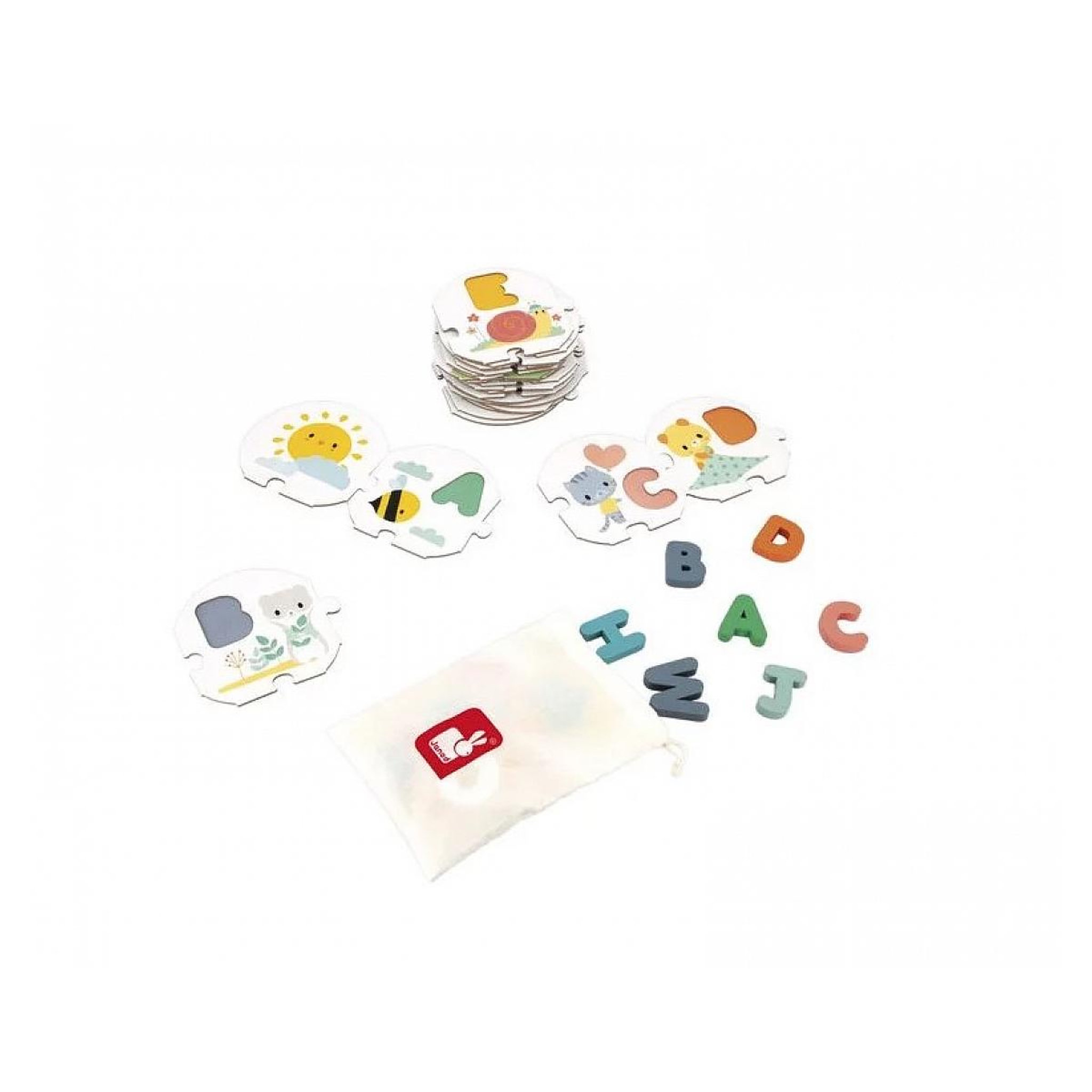 Voir la diapositive 3 : Juratoys-Janod Puzzle Mon premier alphabet