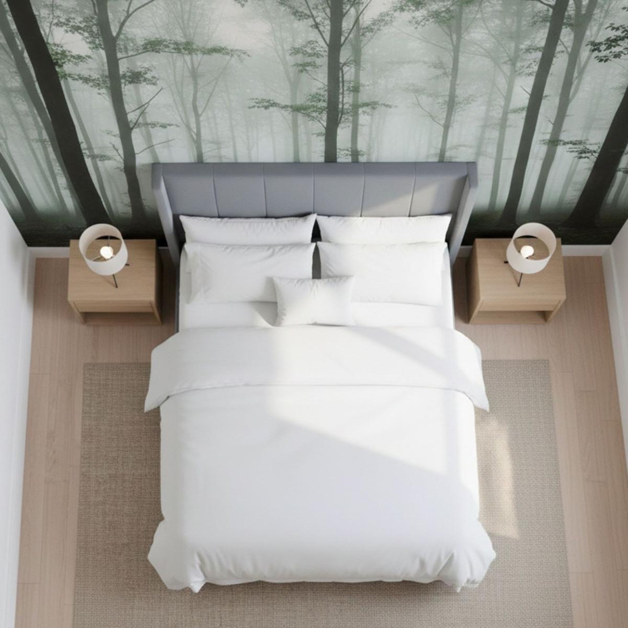 Voir la diapositive 6 : Paris Prix Pack lit coffre en velours & matelas  maggie & goodream  140x190cm gris