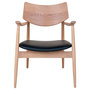 Voir la diapositive 1 : LISA DESIGN Tavira - fauteuil - en chêne massif