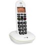 Voir la diapositive 3 : Doro Téléphone sans fil dect blanc sans répondeur - phoneeasy100w