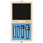 Voir la diapositive 4 : VIDAXL Centres de tour a bois 4 pcs MT2 Acier