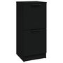 Voir la diapositive 2 : VIDAXL Buffet noir 30x30x70 cm bois d'ingenierie