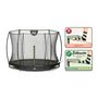 Voir la diapositive 6 : EXIT TOYS Trampoline enterré Silhouette Ø 3,05 m avec filet de sécurité Noir - Exit Toys