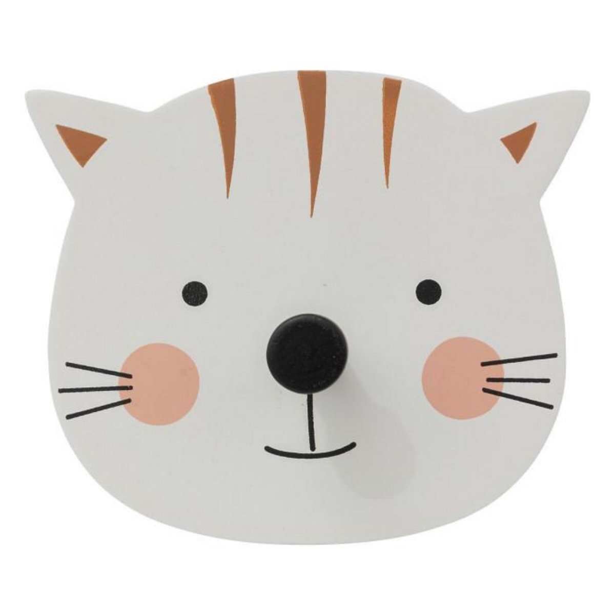 Atmosphera Kids Lot de 3 Patères Déco  Animaux  10cm Multicolore