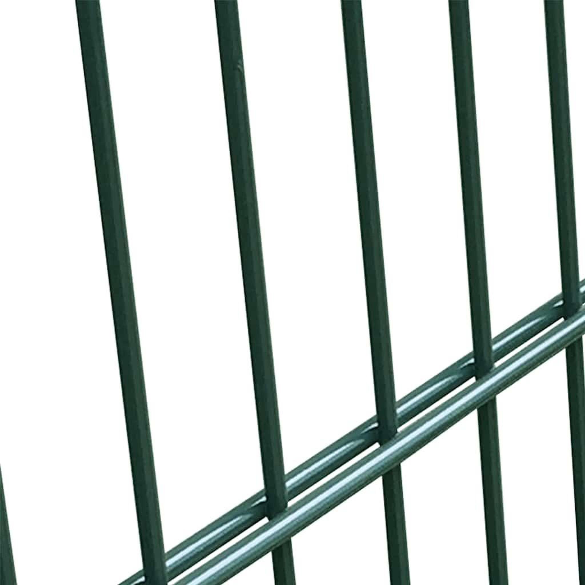 Voir la diapositive 5 : VIDAXL Portail de cloture en acier 100x200 cm vert