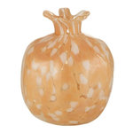 Paris Prix Vase Design en Verre  Mélissa  16cm Beige