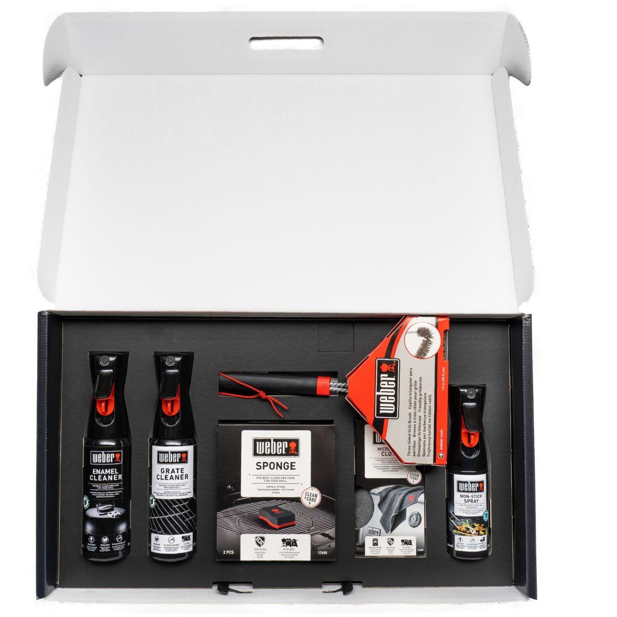 Voir la diapositive 2 : Weber Nettoyant barbecue kit de nettoyage bbq q & pulse