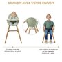 Voir la diapositive 3 : KINDERKRAFT Chaise haute 2en1 fini 2 pratique et confortable