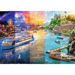 Trefl Puzzle 1000 pièces : Croisière sur la rivière