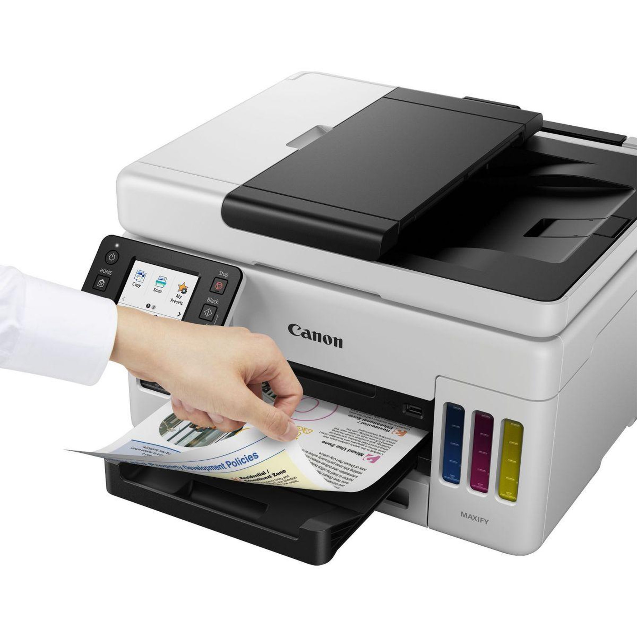 Voir la diapositive 5 : Canon Imprimante jet d'encre MegaTank GX6050