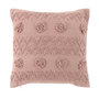 Voir la diapositive 2 : Paris Prix Coussin Déco à Pompons  Alenia  40x40cm Rose