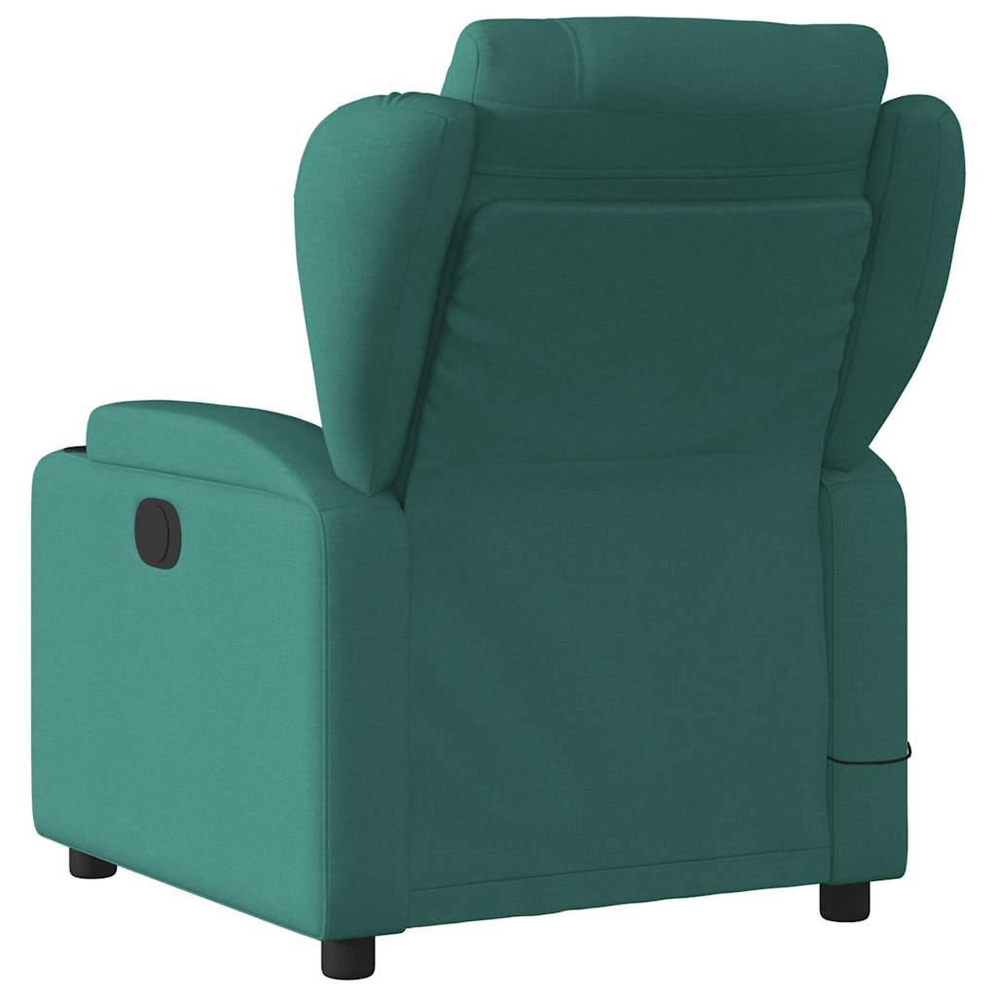 Voir la diapositive 5 : VIDAXL Fauteuil de massage inclinable Vert fonce Tissu