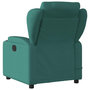 Voir la diapositive 5 : VIDAXL Fauteuil de massage inclinable Vert fonce Tissu