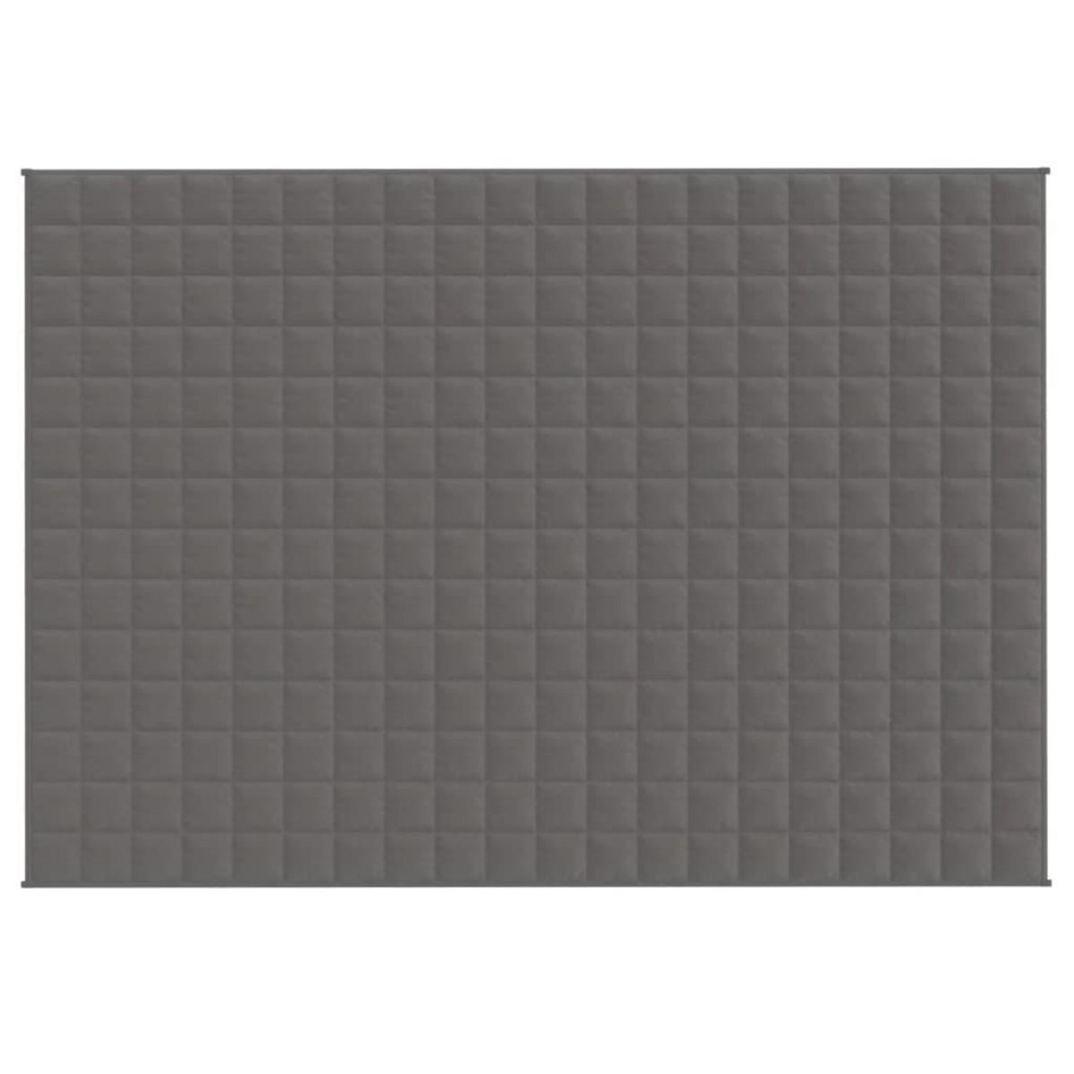 VIDAXL Couverture lestee Gris 137x200 cm 10 kg Tissu