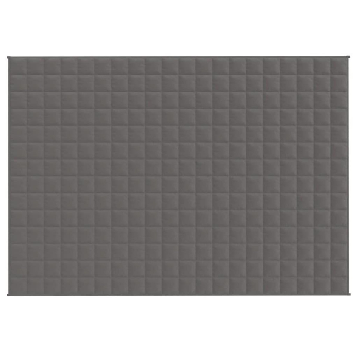 VIDAXL Couverture lestee Gris 137x200 cm 10 kg Tissu