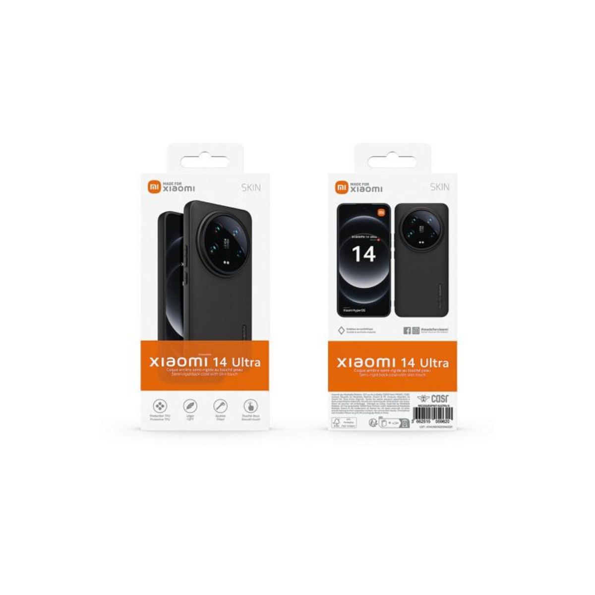 MADE FOR XIAOMI Coque Xiaomi 14 Ultra premium Noir