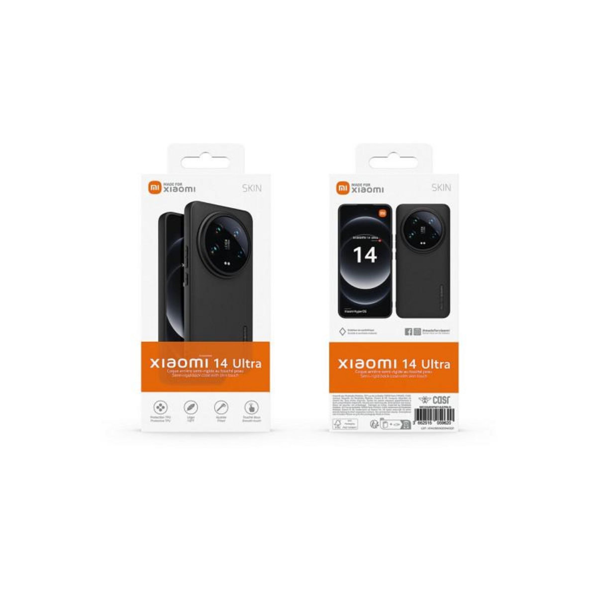 MADE FOR XIAOMI Coque Xiaomi 14 Ultra premium Noir