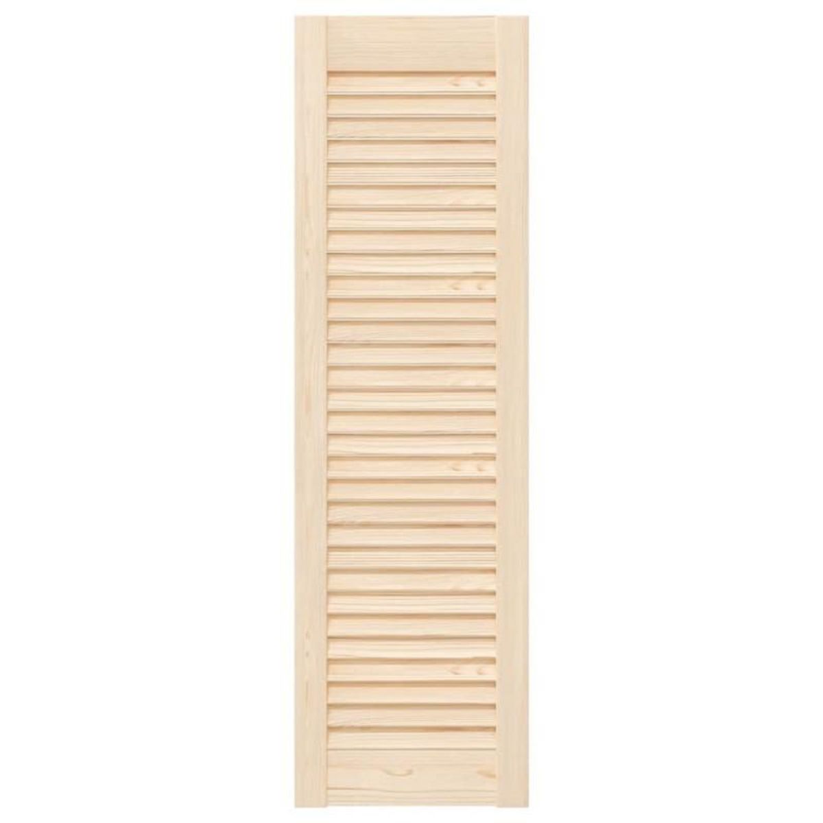 VIDAXL Portes d armoire à persiennes 2 pcs 99x29,5 cm pin massif