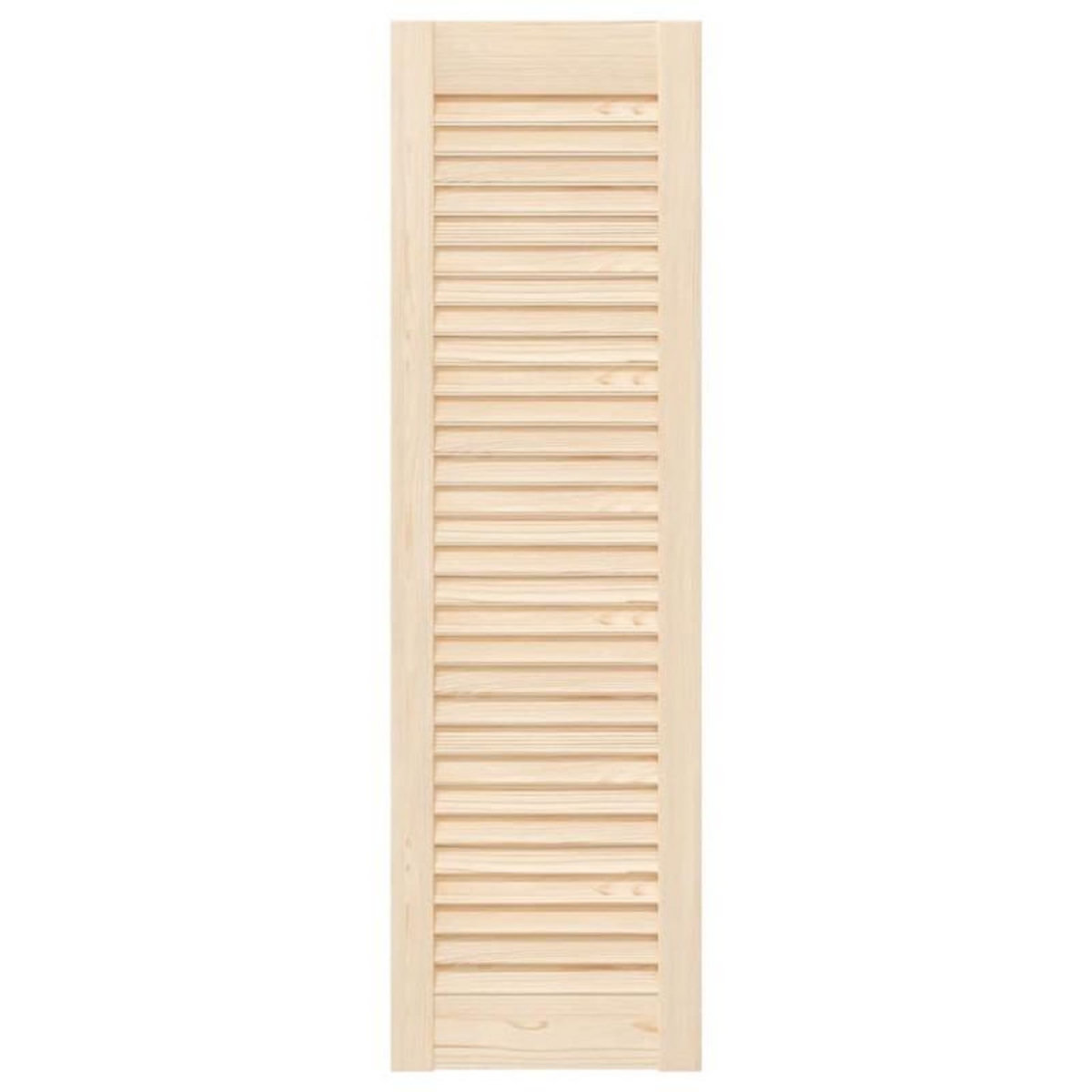 VIDAXL Portes d armoire à persiennes 2 pcs 99x29,5 cm pin massif