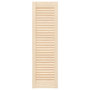 Voir la diapositive 5 : VIDAXL Portes d armoire à persiennes 2 pcs 99x29,5 cm pin massif