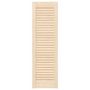 Voir la diapositive 5 : VIDAXL Portes d armoire à persiennes 2 pcs 99x29,5 cm pin massif